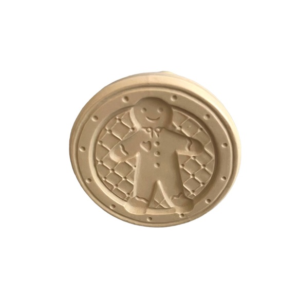 VTG Brown Bag Cookie Art Gingerbread Man No. 10 Decorative Cookie Stamp LIKE NEW - Picture 2 of 8